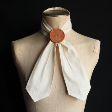 Vintage Boy Scouts GRANT District Leather Wood Neckerchief Scarf Slide