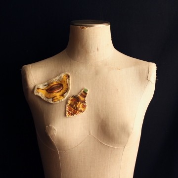 Handmade Vintage Fabric Patches Upcycled Sew On Patch Set