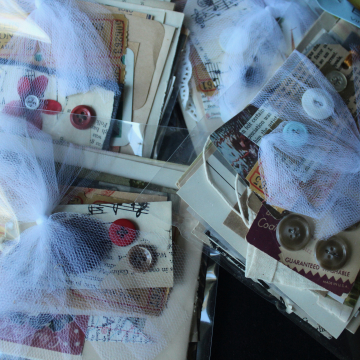 Vintage Ephemera Collage Mix Recycled Selvaged Upcycled Paper