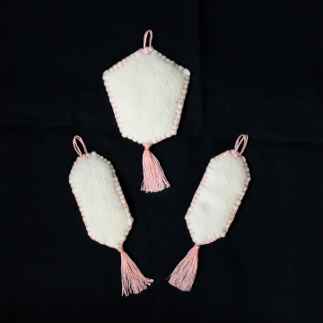 Handmade Anytime Ornaments Hand Sewn All-Seeing Eye Protection Decor