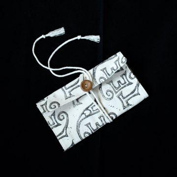 Handmade Tea Travel Bag 100% Cotton Teabag Storage Folding Pouch