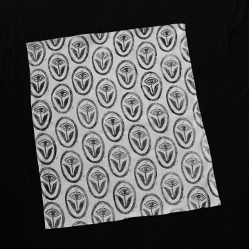 Handmade Tea Towel Hand Block Printed Linen Kitchen Towel